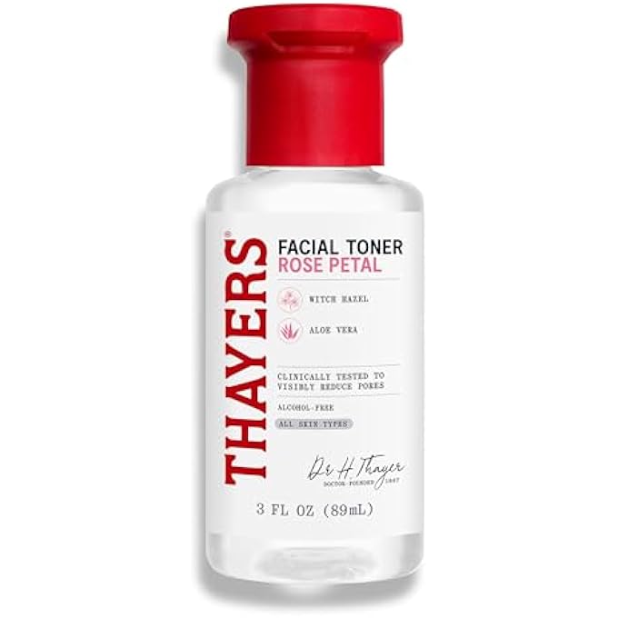 THAYERS ALCOHOL-FREE ROSE PETAL WITCH HAZEL WITH ALOE VERA 1 COUNT,3 FL OZ - Image 1